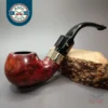 Peterson 1976 Supreme 2s Gold Mounted Apple Estate Briar Pipe, Unsmoked