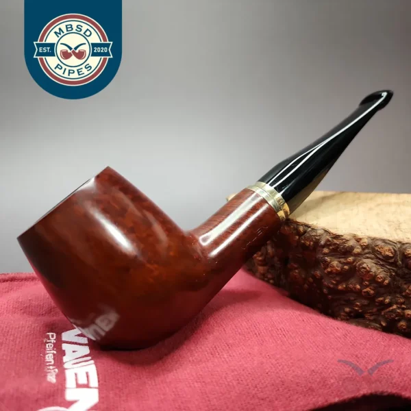 Vauen 3211 Smooth Brandy Estate Briar Pipe, Unsmoked, 9mm