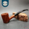 Dave Neeb Smooth Cherrywood Handmade Briar Pipe, New