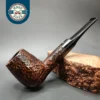 Astleys Sandblasted Brandy Estate Briar Pipe, English Estates, 9mm