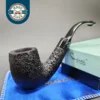 Sasieni 4 Dot Ruff Root Dark 43 Bent Billiard Estate Briar Pipe, Unsmoked