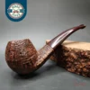 2018 Silver Gray Sandblasted Hawkbill Estate Briar Pipe, American Estates