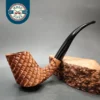 HS Studio Rusticated Volcano Estate Briar Pipe, Unsmoked