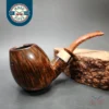 Andrey Kharitonov Smooth Egg w/ Mammoth Handmade Briar Pipe, New