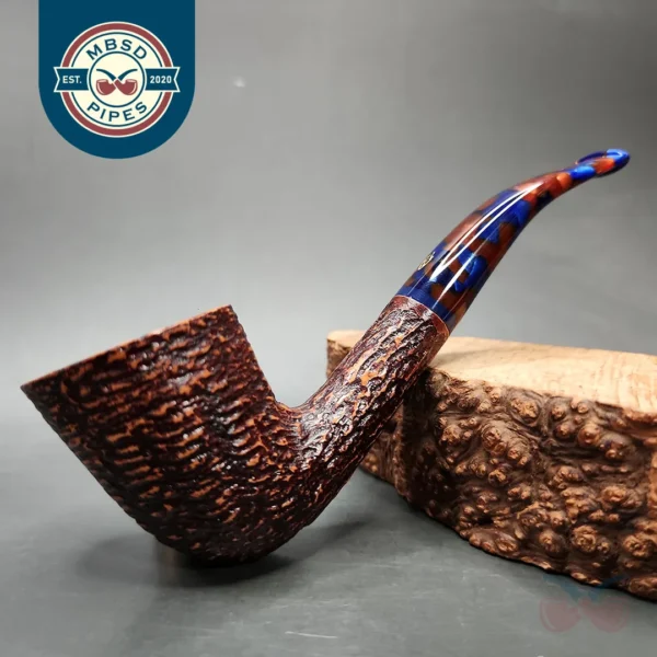 Savinelli Fantasia 920 KS Rusticated Dublin Estate Briar Pipe Unsmoked, 6mm