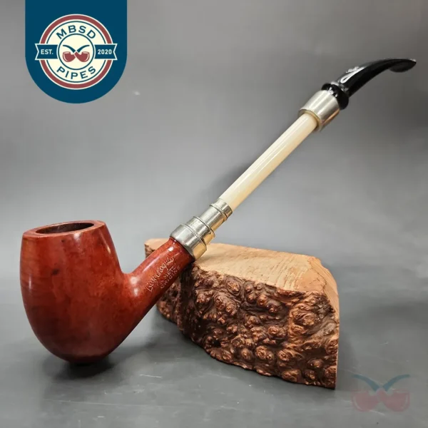 Butz Choquin A Metz Origine 102 Smooth Churchwarden Estate Briar Pipe, French Estates