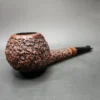 2001 Steve Weiner XXL Rusticated Apple Estate Briar Pipe, American Estates - Image 3