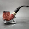 Barling Bent Billiard Block Meerschaum Pipe, Unsmoked - Image 3