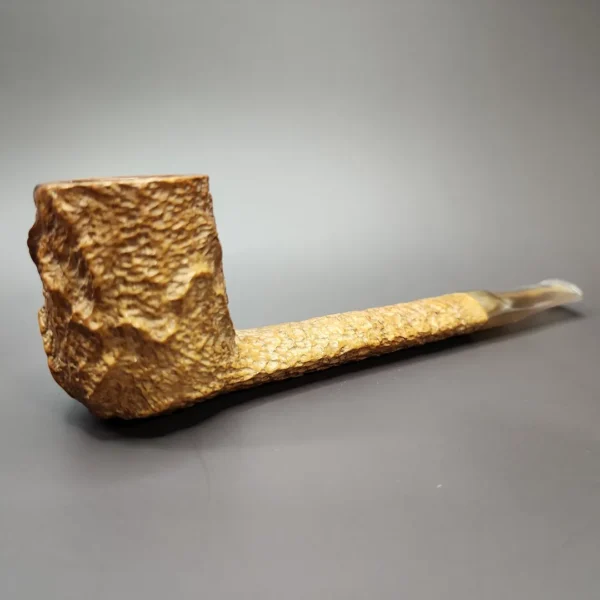 Savinelli Estella 803 EX Rusticated Lumberman Estate Briar Pipe, Italian Estates - Image 3