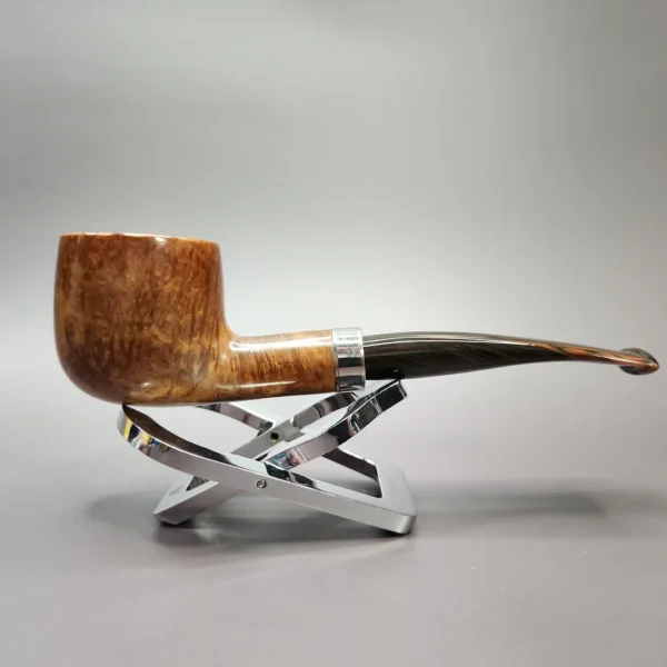 Savinelli Polo 122 Smooth Pot Estate Briar Pipe, Italian Estates - Image 3