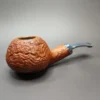 Sebastian Heck Sandblasted Squat Tomato Handmade Briar Pipe, New - Image 3