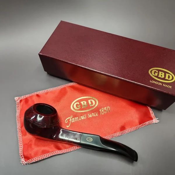 GBD Popular 56071 Smooth Bent Bulldog Estate Briar Pipe, Unsmoked - Image 3