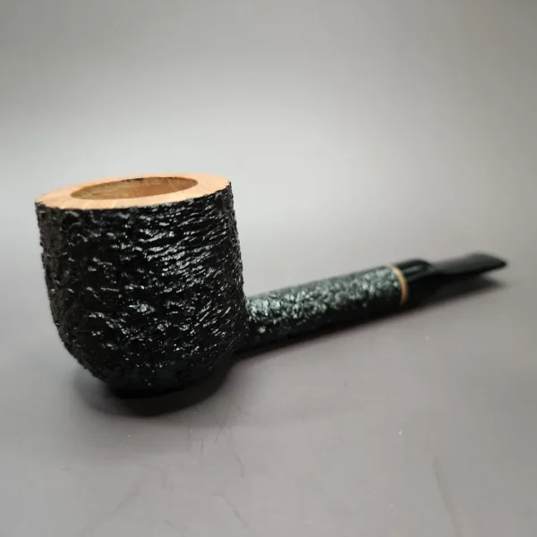 Neal Monier Rusticated Pot Handmade Briar Pipe, Unsmoked - Image 3