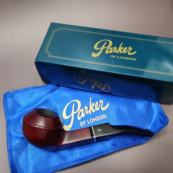 Parker Knight 109 Smooth Bent Bulldog Estate Briar Pipe, Unsmoked - Image 3