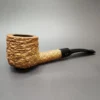 Savinelli Punto Oro Corallo 121 KS Bent Pot Estate Briar Pipe, Italian Estates - Image 3