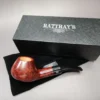 Rattrays Marlin 4 Smooth Brandy Estate Briar Pipe, Unsmoked, 9mm - Image 3