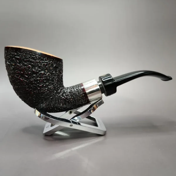 Mastro de Paja 0B Gigante Rusticated Dublin Estate Briar Pipe, Italian Estates - Image 3