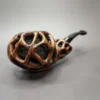 Moonlight "Lotus Pod" Author Handmade Briar Pipe, New - Image 3