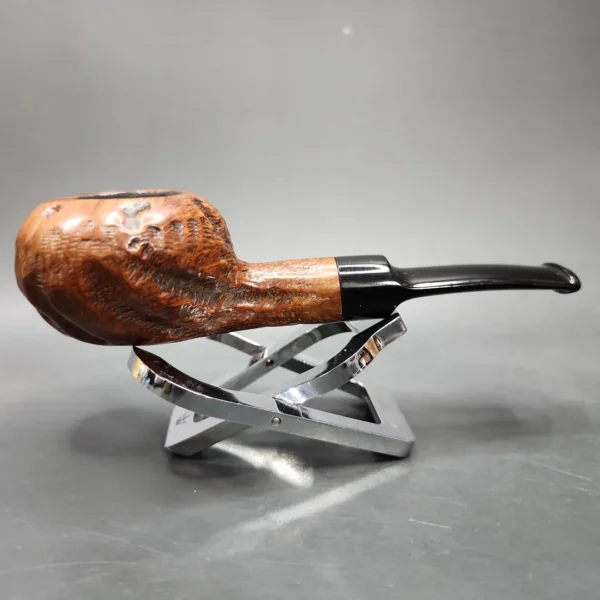 Custombilt Rusticated Bullcap Estate Briar Pipe, American Estates - Image 3