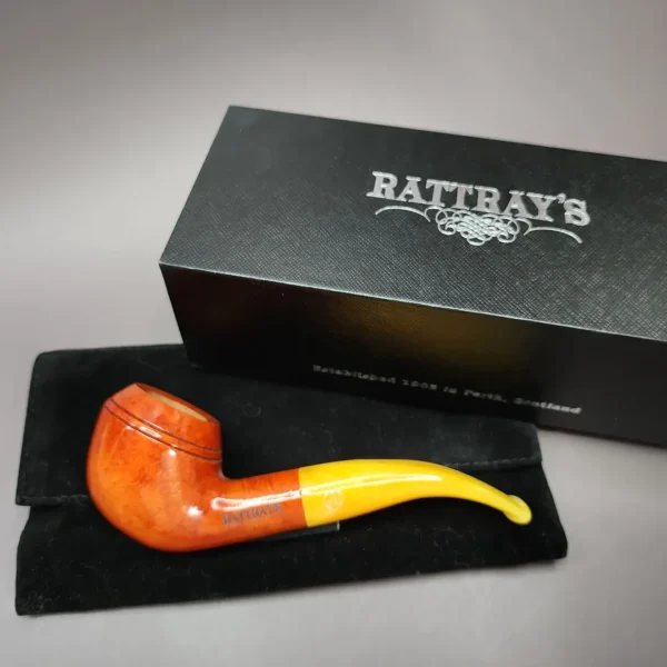 Rattray's Angels' Share 105 Smooth Rhodesian Estate Briar Pipe, Unsmoked, 9mm - Image 3
