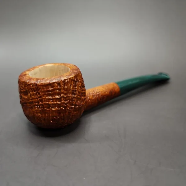 Jesse Jones 2022 Sandblasted Prince w/ Tamper Estate Briar Pipe, Unsmoked - Image 3