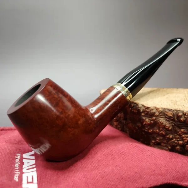 Vauen 3211 Smooth Brandy Estate Briar Pipe, Unsmoked, 9mm - Image 3