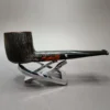 Stanwell Brushed Partially Rusticated Billiard Estate Briar Pipe, Danish Estates - Image 3