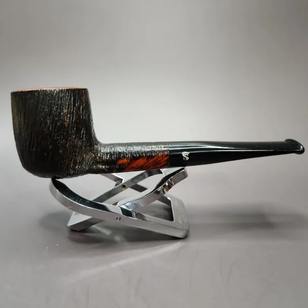 Stanwell Brushed Partially Rusticated Billiard Estate Briar Pipe, Danish Estates - Image 3