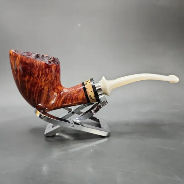 Nording Extra Grade 1 Smooth Freehand Estate Briar Pipe, Danish Estates - Image 3