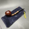 HS Studio Signature Bamboo Acorn Estate Briar Pipe, Unsmoked - Image 3