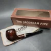 Jacobean Original by Les Wood Smooth Apple Estate Briar Pipe, Unsmoked - Image 3