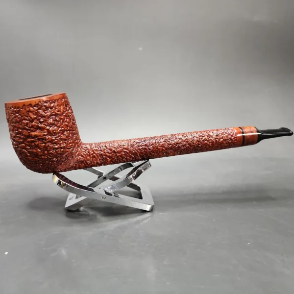 Ser Jacopo 2 X Maxima Long Rusticated Lovat Estate Briar Pipe, Italian Estates - Image 3
