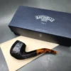 Savinelli Ottagono 111 Sandblasted Panel Briar Pipe, 6mm - Image 3