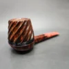 Andrey Kharitonov Swirl Brandy Handmade Briar Pipe, New - Image 3