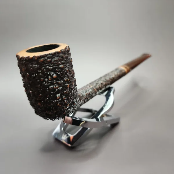 Paolo Becker Rusticated Canadian Estate Briar Pipe, Italian Estates - Image 4