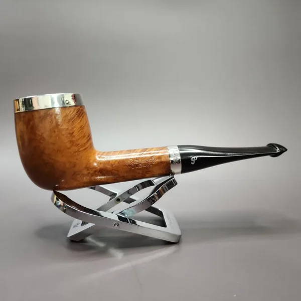 Peterson 2000 106 Silver Cap Smooth Natural Estate Briar Pipe, Unsmoked - Image 4