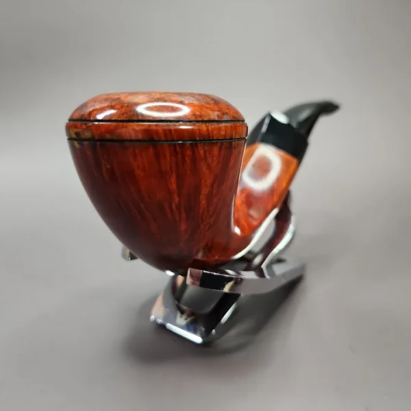 Sebastian Heck Smooth Rhodesian Handmade Briar Pipe, New - Image 4