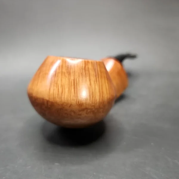 Sebastian Heck Wide Shank Brandy Handmade Briar Pipe, New - Image 4