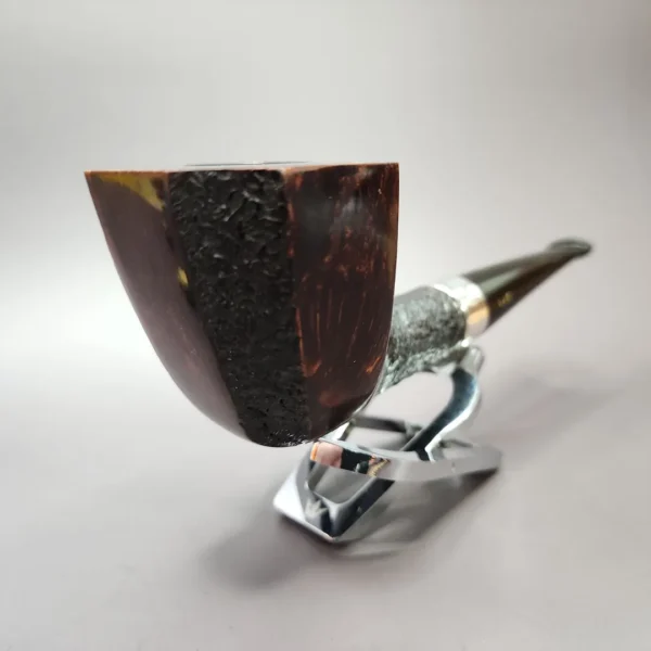 Ferndown Bark 4 Star Panel Dublin Estate Briar Pipe, English Estates - Image 4