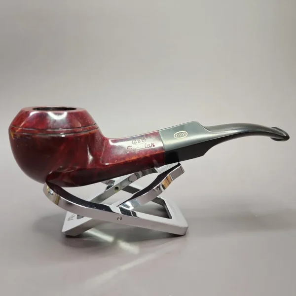 GBD Popular 56071 Smooth Bent Bulldog Estate Briar Pipe, Unsmoked - Image 4