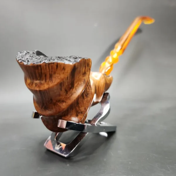 2020 Boswell's Smooth Freehand Churchwarden Estate Briar Pipe, American Estates - Image 4