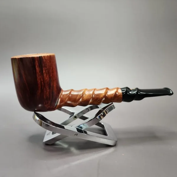 Radice Rubino Spiral Shank Lovat Estate Briar Pipe, Italian Estates - Image 4