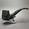 Sasieni 4 Dot Ruff Root Dark Bent Billiard Estate Briar Pipe, Unsmoked - Image 4