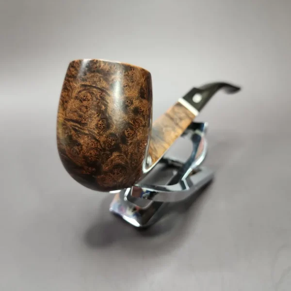 Chacom Etoile 101 Smooth Bent Billiard Estate Briar Pipe, French Estates - Image 4
