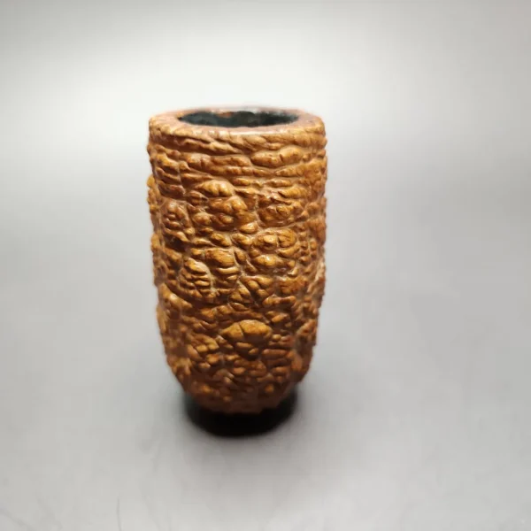 Savinelli Punto Oro Corallo 130 KS Rusticated Stack Estate Briar Pipe, Italian Estates - Image 4