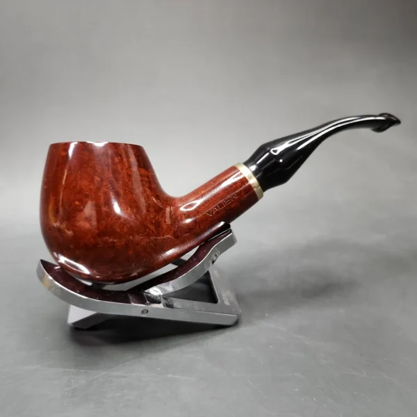 Vauen 6861 Smooth Bent Brandy Estate Briar Pipe, Unsmoked, 9mm - Image 4