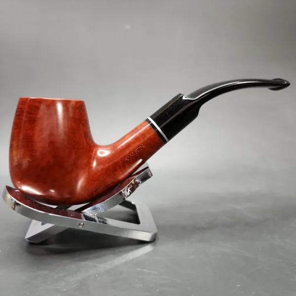 Vauen 3906 Smooth Bent Billiard Estate Briar Pipe, Unsmoked, 9mm - Image 4