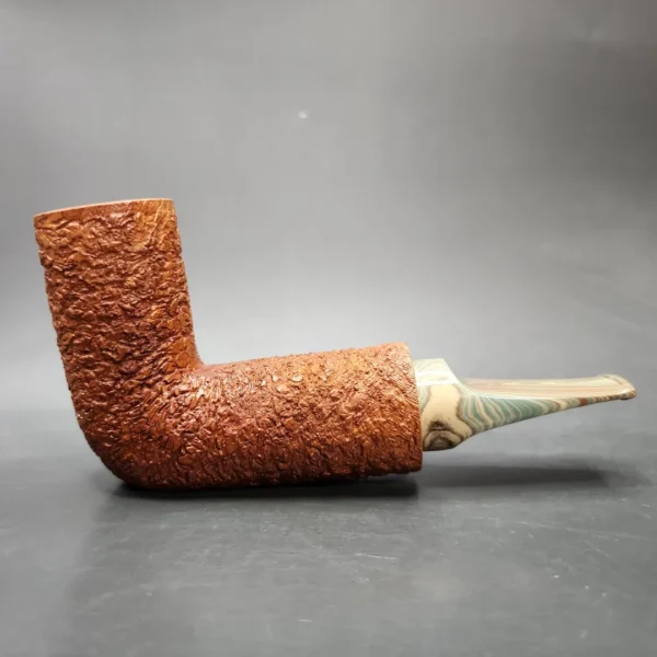 2016 Laughing Moon Reverse Calabash Stack Handmade Briar Pipe, Unsmoked - Image 4