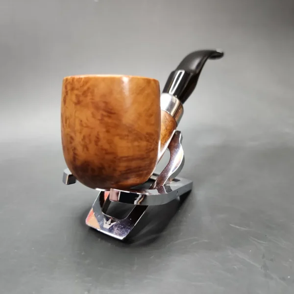 Savinelli Dry System 2622 Smooth Bent Pot Estate Briar Pipe, Italian Estates - Image 4