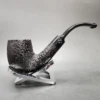 Sasieni 4 Dot Ruff Root Dark 43 Bent Billiard Estate Briar Pipe, Unsmoked - Image 4